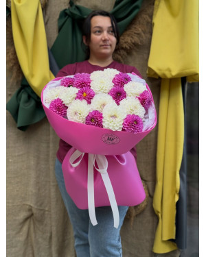 Букет жоржин Сітка