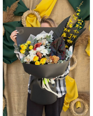 Flower bouquet Tray