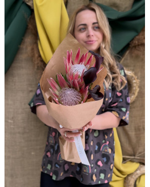 Men's bouquet Protea