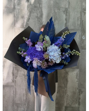 Flower bouquet Silver