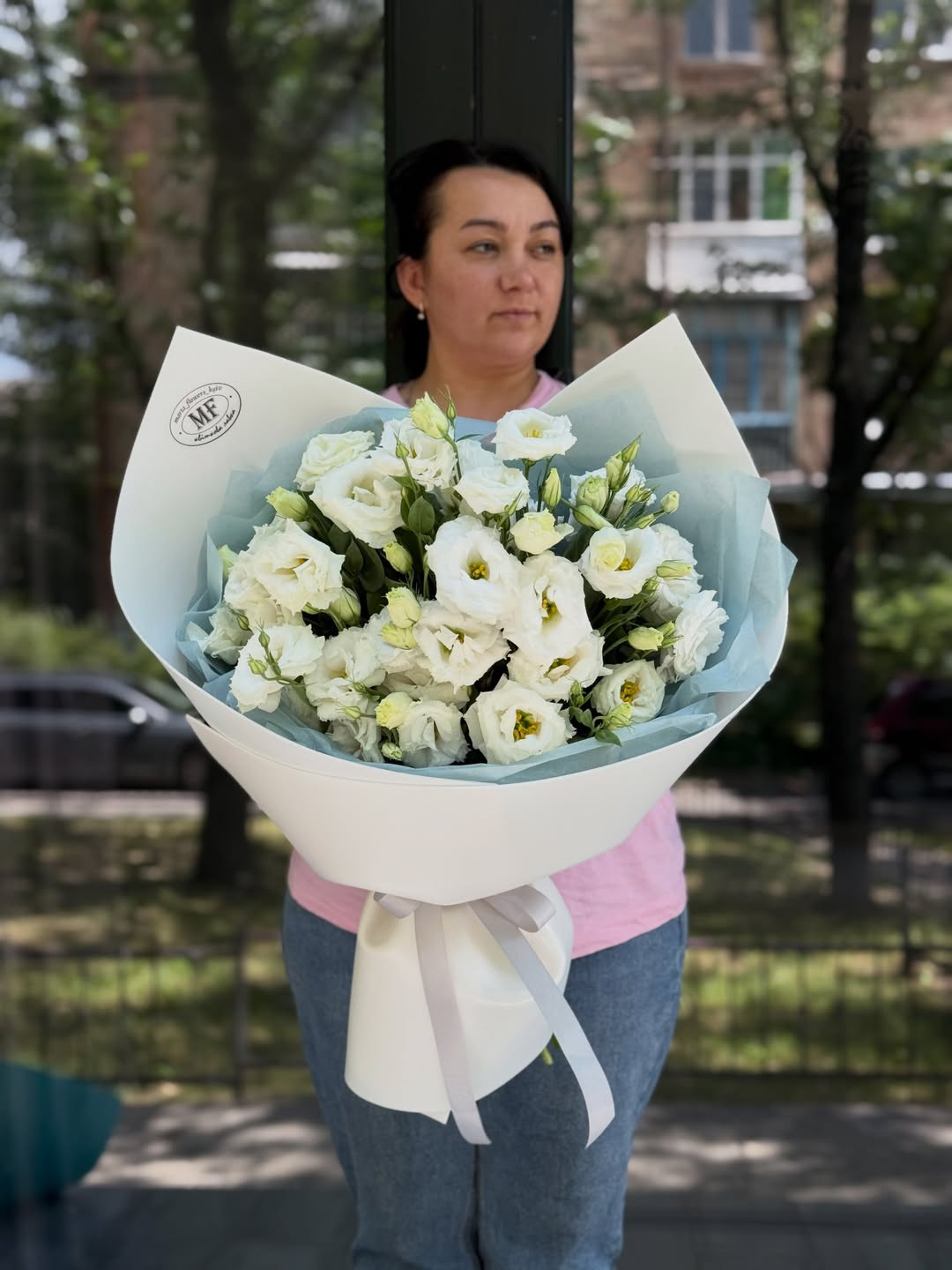 Букет еустоми Яблуко