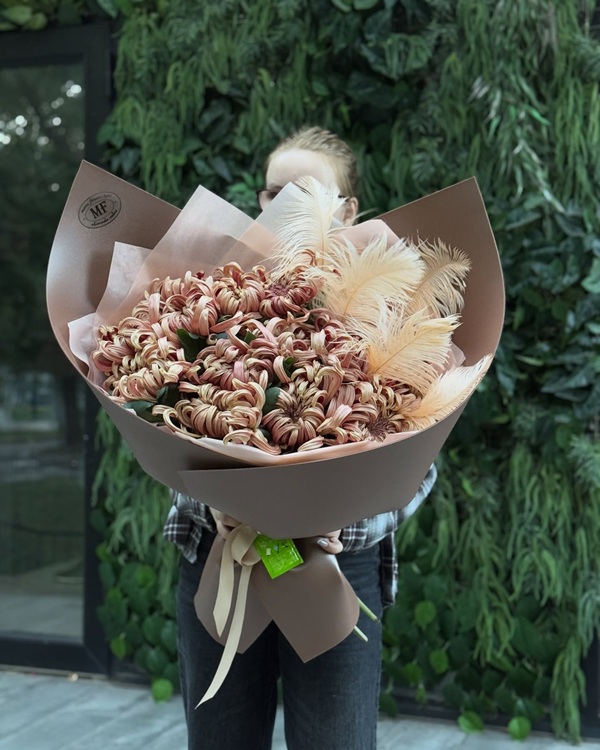 Brown Chrysanthemums