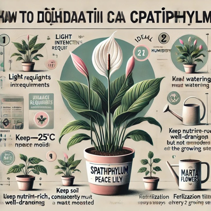 Як доглядати за Спатифілумом | Поради Marta Flowers