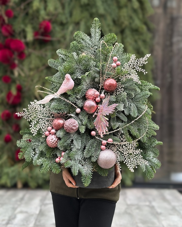 New Year Tree Pink