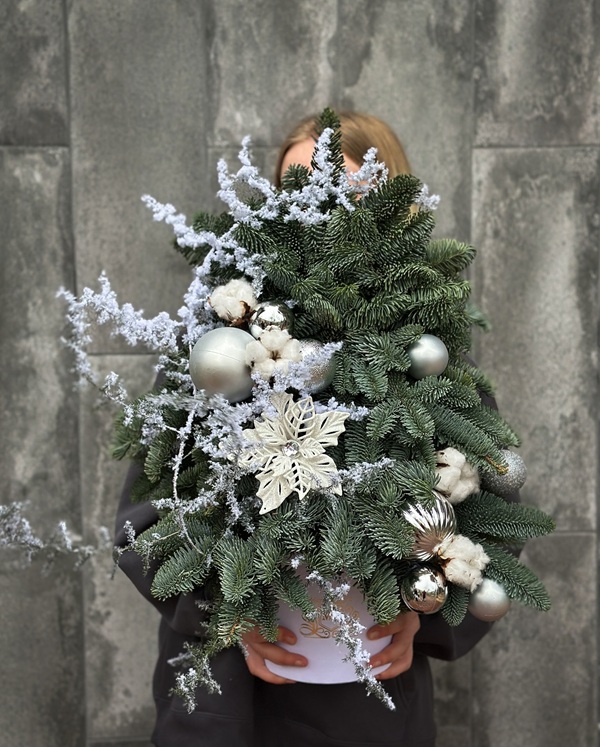 New Year Tree White
