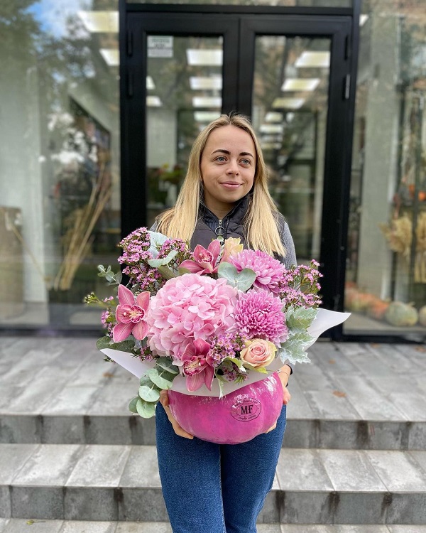 Flowers in a Pumpkin Kyiv