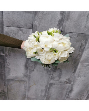 Bridal Bouquet with Peony and Freesia
