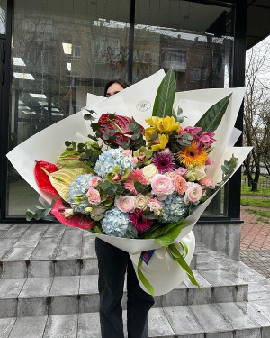 White Snow bouquet