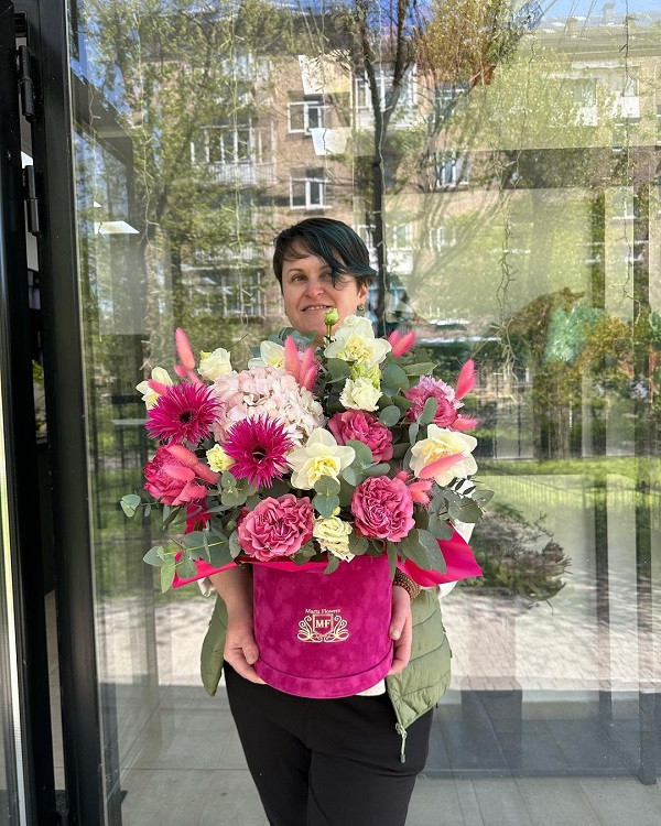Delicate Flowers in a Box